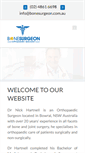 Mobile Screenshot of bonesurgeon.com.au
